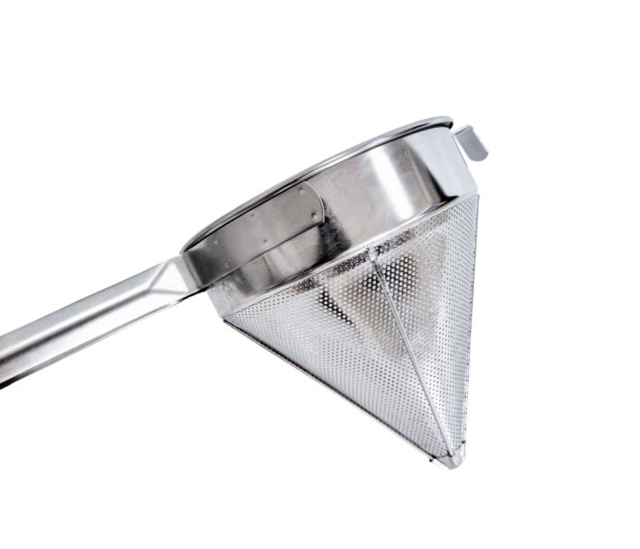 Omcan 8" Stainless Steel Cap Strainer - Fine Mesh - CA