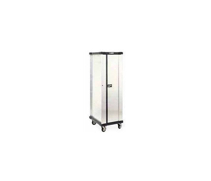 Metro DSC6N 32 Pan End Load Uninsulated Bun / Sheet Pan Rack / Delivery / Storage Cabinet Enclosed with Lockable Door - Assembled - USA