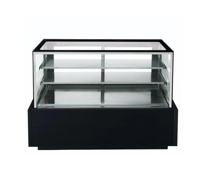 Dukers DDM72R 72" Refrigerated Bakery Display Case with Straight Glass - USA