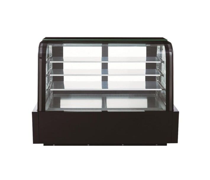 Dukers DDM72R-CB 72" Refrigerated Bakery Display Case with Straight Glass - USA