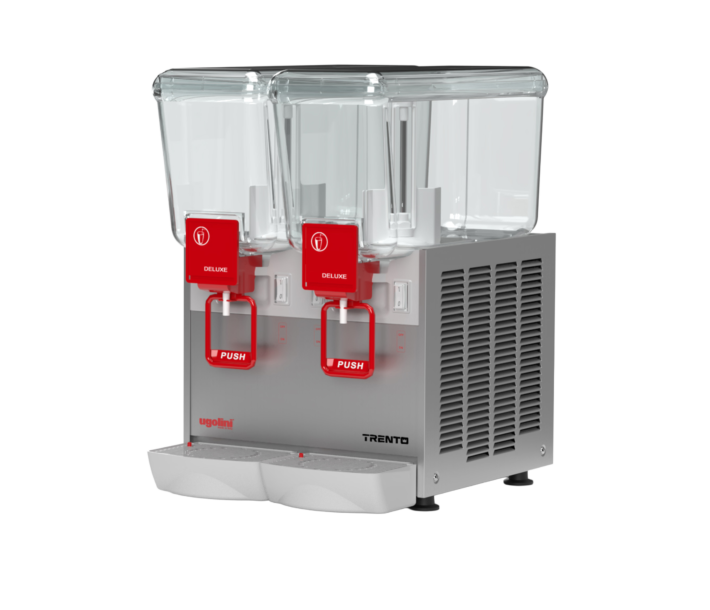 Trento 2x12L Ugolini Arctic Deluxe Paddle Mix Double Bowl Juice Dispenser - USA
