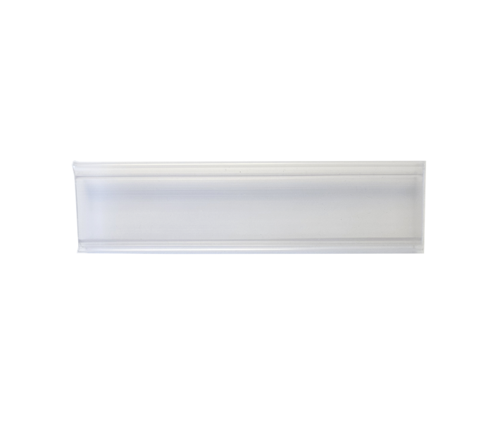 Zanduco 6" x 1.25" Clear Label Holder - CA