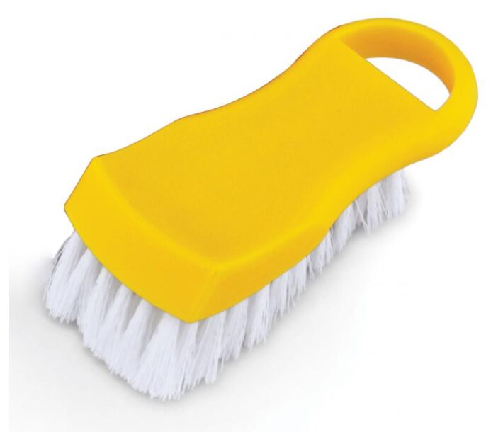Omcan Plastic Cutting Board Brush - Yellow - USA