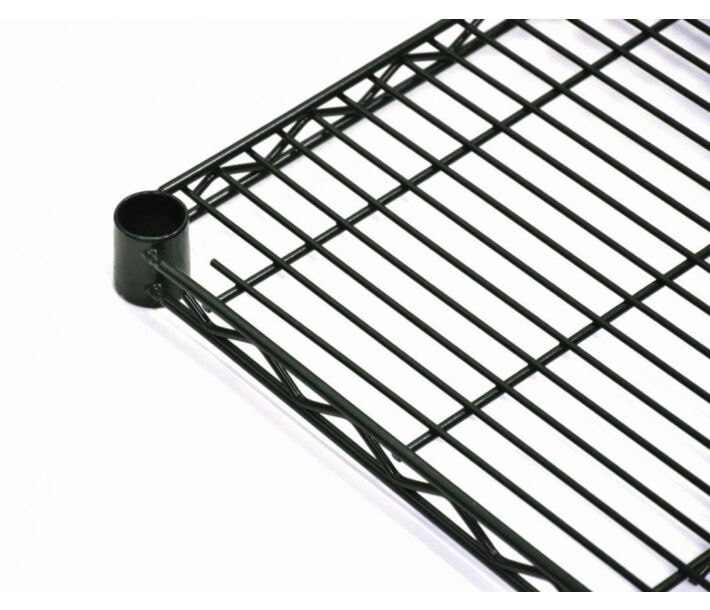 Zanduco 18" x 36" Heavy Duty Commercial Green Epoxy Shelf - NSF - USA