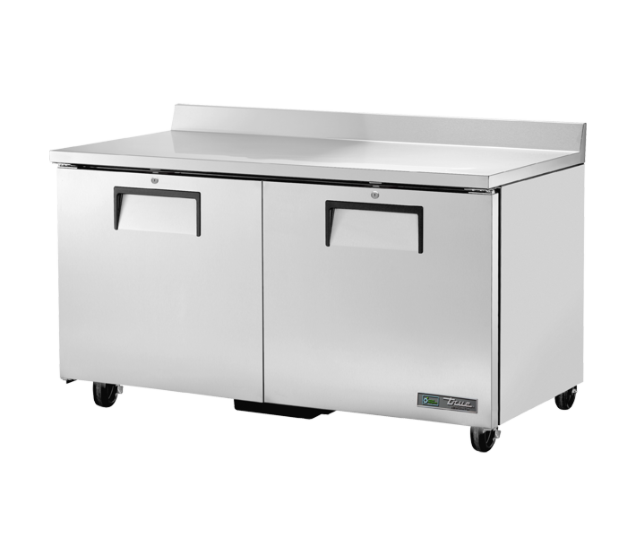 True TWT-60-HC 60" 2 Solid Doors Worktop Refrigerator -115V - CA