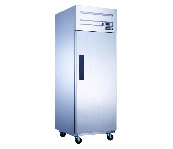 Dukers D28AR 28" Stainless Steel Commercial Reach-In Refrigerator, 18.31 Cu. Ft. - 115V - USA