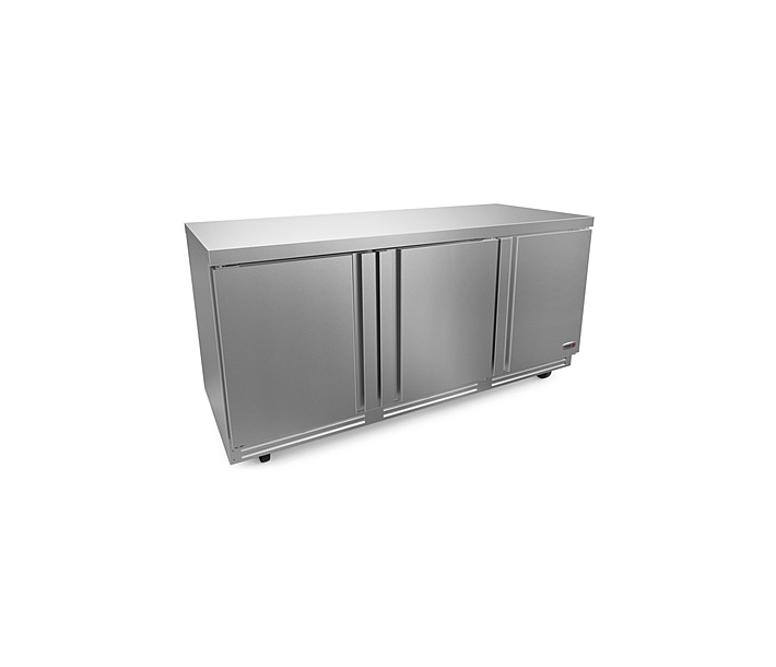 Fagor FUR-72-N 72" 3-Solid Doors Undercounter Refrigerator with 18 cu.ft. Capacity - 115V - CA