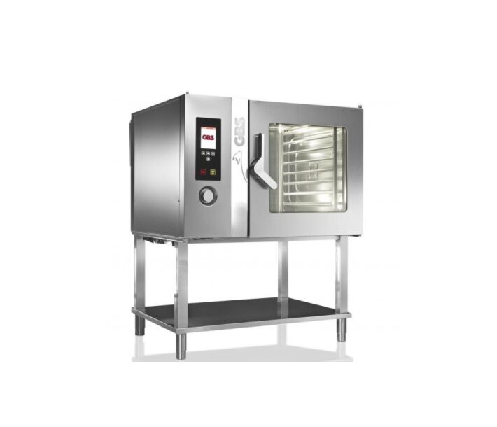 Combistar FX82G3 Gas Combi Oven (8) 2/1 GN Pan Broilerless with Interactive Digital Controls 92,500 BTU - 120V / 1 - CA