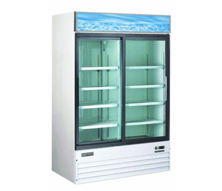 Zanduco 53" 2-Door Sliding Glass Cooler - CA