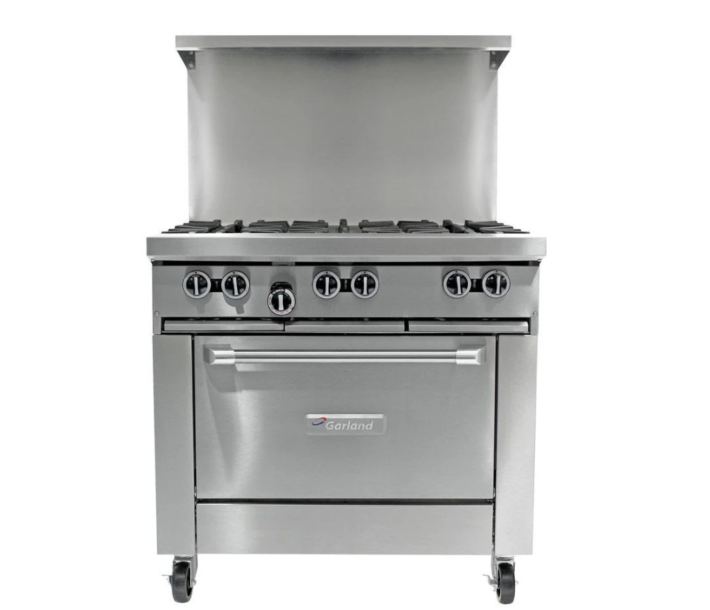 Garland G36-G36R G Series 36" Gas Restaurant Range with 36" Oven - 92,000 BTU - USA