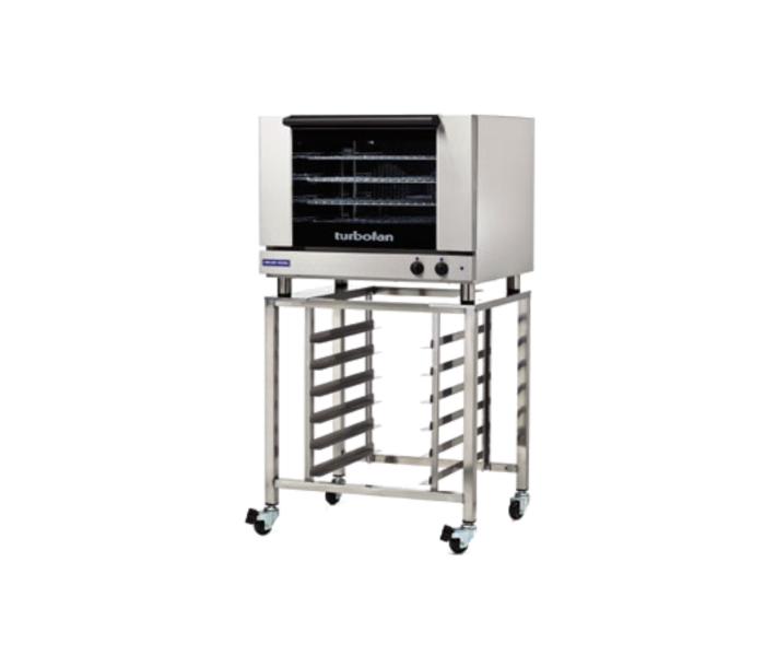 Turbofan E28M4/SK2731U 32" Full Size Sheet Pan Manual/Electric Convection Oven on a Stainless Steel - CA