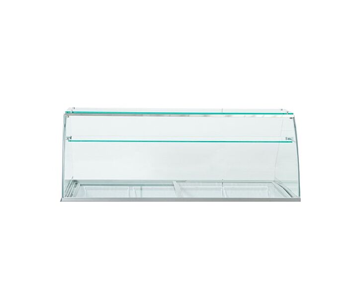 Celcold CF30EFG 31'' Curved Glass Food Guard for CF30ESG Display Freezer - USA