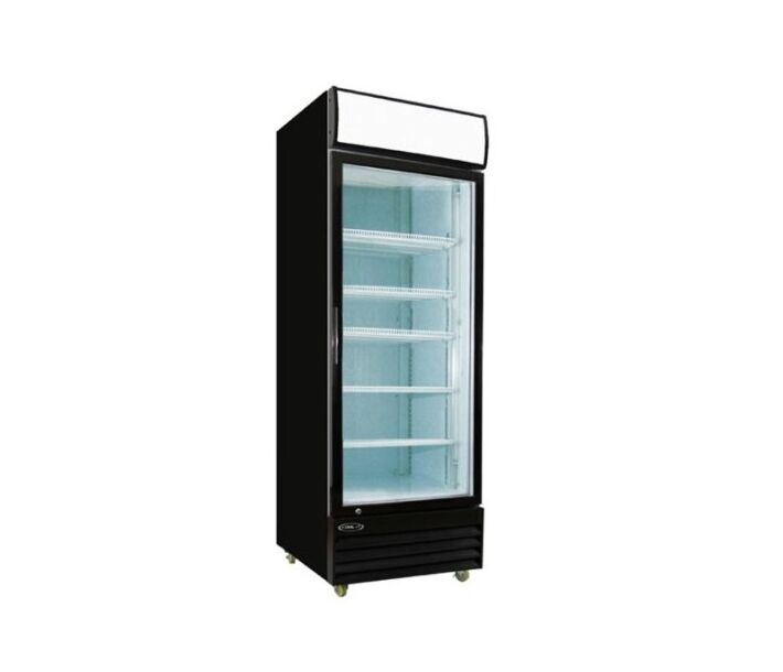 Kool-It KGM-23 27.6" Single Glass Door Display Merchandiser Cooler - 23 Cu. Ft. - USA