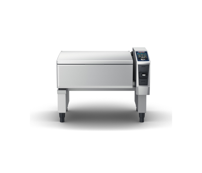 Rational iVario Pro LMX100DE XL Single Pan Electric Multi-Functional Cooking Center Tilting Skillet with 40 Gal. Capacity - 208-240V - CA