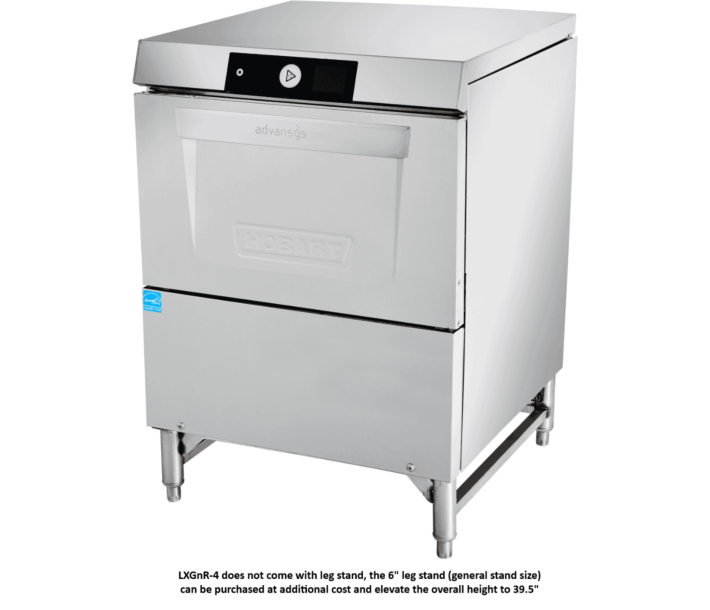 Hobart LXGnR-4 Advansys Steam Elimination High-Temp Undercounter Dishwasher Up to 30 Racks per Hour 120V / 208-240V / 60 / 1 ADA Compliant - USA