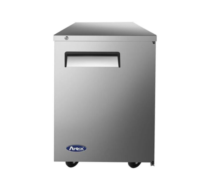 Atosa MBB23GR 23" Solid Door Back Bar Cooler - 8.2 Cu.Ft. - CA