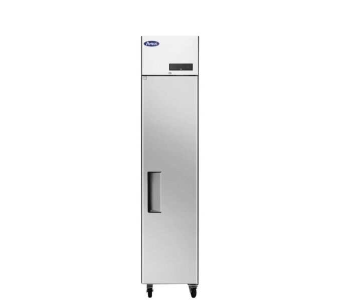 Atosa MBF15FSGR 17" Slim Top Mount Solid Right Door Reach-In Freezer - 13 Cu.Ft. - CA