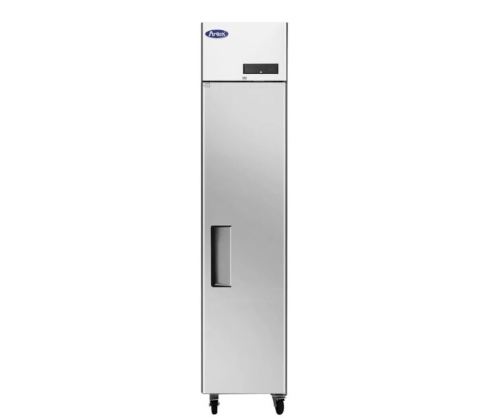 Atosa MBF15FSGR 17" Slim Top Mount Solid Right Door Reach-In Freezer - 13 cu.ft. - CA