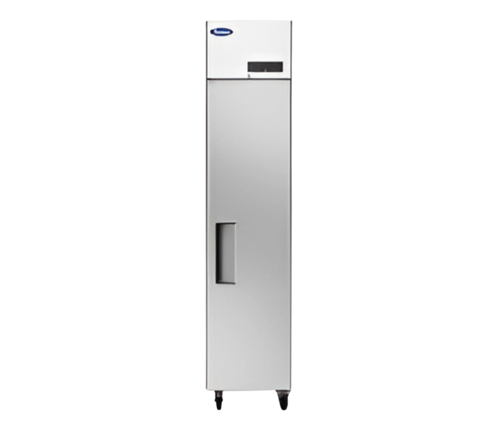 Atosa MBF15RSGR 17" Slim Top Mount Solid Right Door Reach-In Refrigerator - 13 Cu. Ft. - CA
