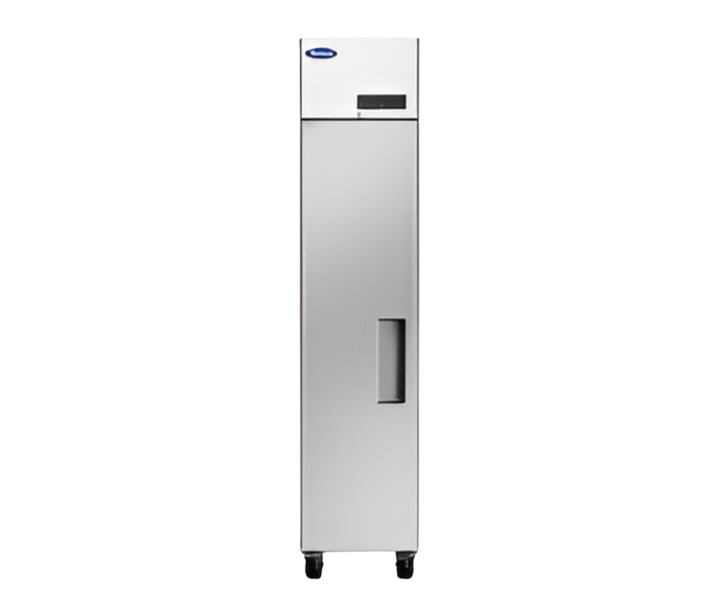 Atosa MBF15RSGRL 17" Slim Top Mount Solid Left Door Reach-In Refrigerator - 13 cu.ft. - CA