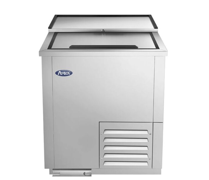 Atosa MBGF24GR Stainless Steel Glass and Plate Chiller / Froster - 5 Cu.Ft. - CA