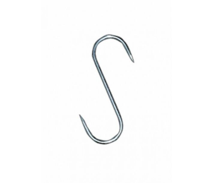 Omcan Stainless Steel "S" Hook - 6 1/4" x 1/4" - USA