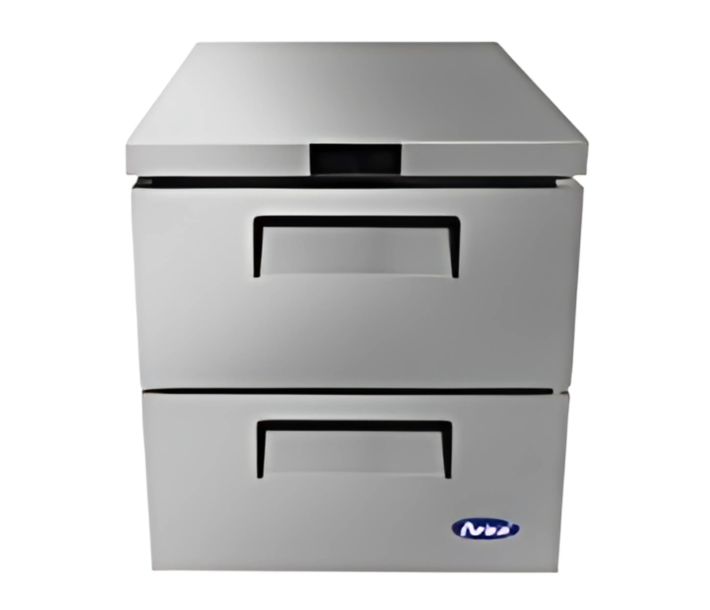 Atosa MGF8415GR 27" 2-Solid Drawer Undercounter Refrigerator with 7.15 cu.ft. Capacity - 115V - CA