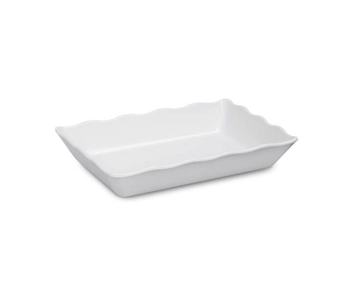 GET ML-88-WHT Milano White Tray - 6/Case - USA