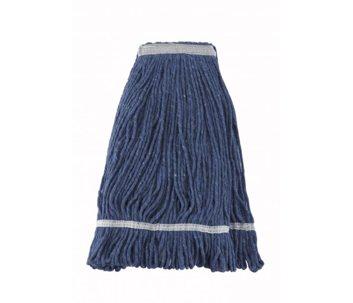 Winco MOP-24 24 oz. 600g Blue Yarn Mop Head - USA