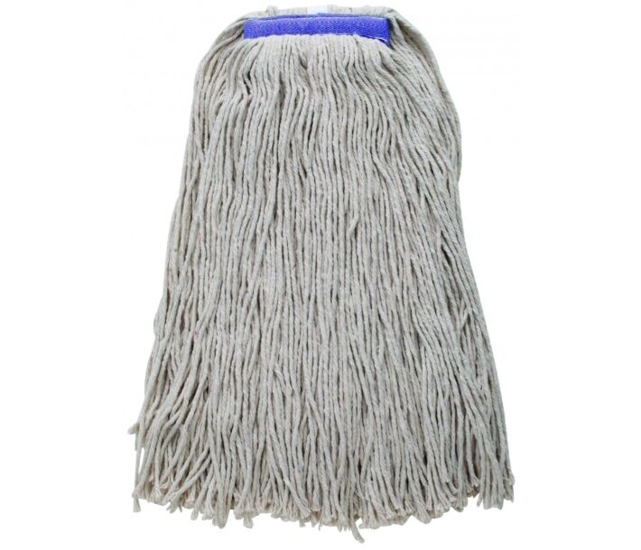 Winco MOP-24W 24 oz. 600g White Yarn Mop Head, Loop End - USA