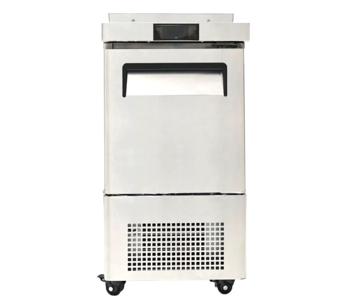 Atosa MSF17GR-NTCV 17" Slim 1-Door Sandwich Prep Table with 3.7 Cu.Ft. Capacity - 115V - CA