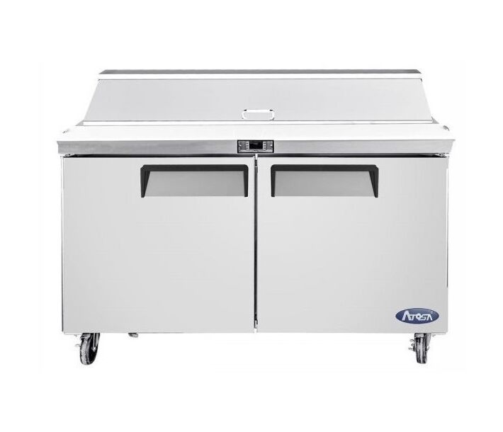 Atosa MSF8302GR 48" 12 Pan Refrigerated Sandwich Prep Table - CA