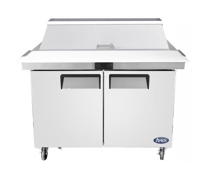 Atosa MSF8306GR 48" 18 Pan Mega Top Refrigerated Sandwich Prep Table - CA