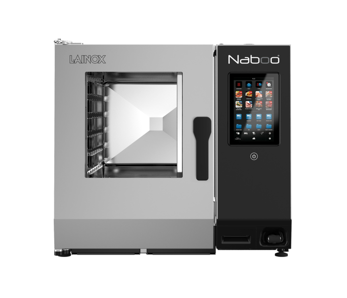 Lainox Naboo Boosted NAG061BV 6 Full Size Pans Gas Direct Steam Standard Combi Oven - 44,358 BTU - CA