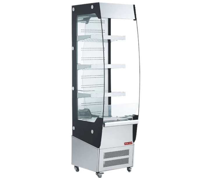 New Air NOM-19-S 19" Grab-and-Go Open Merchandiser Refrigerated Self-Serve Display Case with 220L Capacity - 220-240V, 1135W - CA