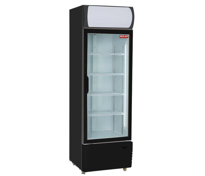 New Air NGR-036-H 24" Single Glass Door Reach-In Refrigerator Merchandiser with 370L Capacity - 115V, 285W - CA