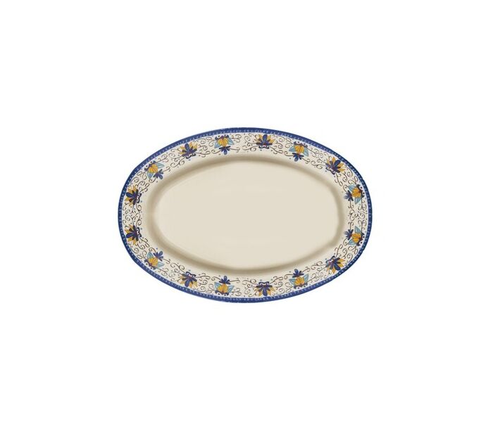 GET OP-630-SL Santa Lucia™30" x 20.25" Oval Platter - 6/case - USA