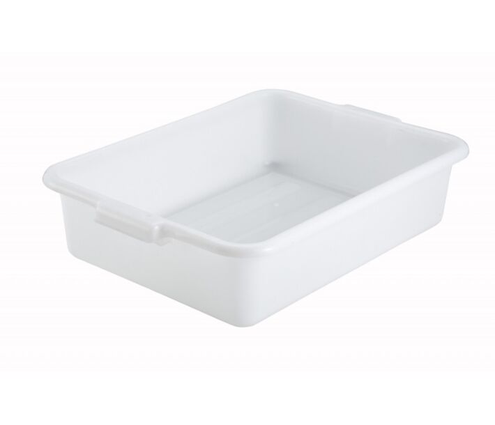 Winco Dish Box 5", White     PL-5W - CA