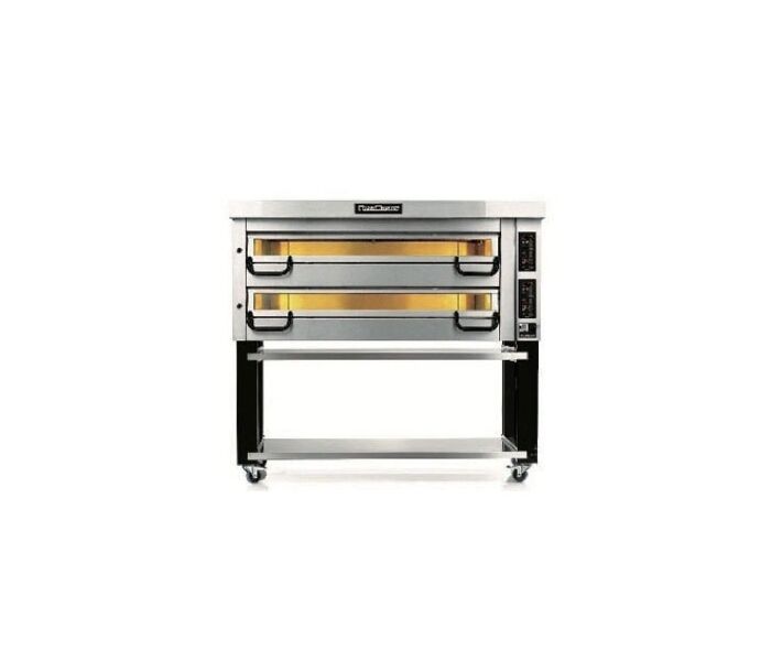 Pizza Master PM942 Electric Double Deck Oven 89"W x 32"H, 4 Pizza stones 21.3kW Per Deck, 208-240V / 1-3Ph - CA