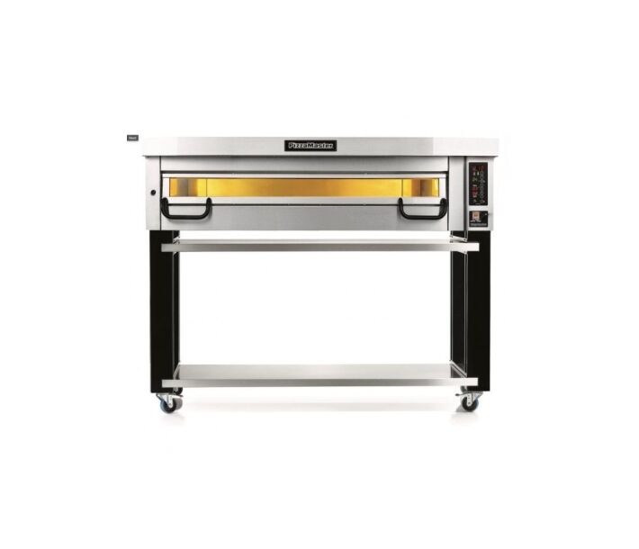 Pizza Master PM841 Electric Single Deck Oven 81.5"W x 64.6"H, 4 Pizza stones 17.0kW Per Deck, 208-240V / 1-3Ph - CA