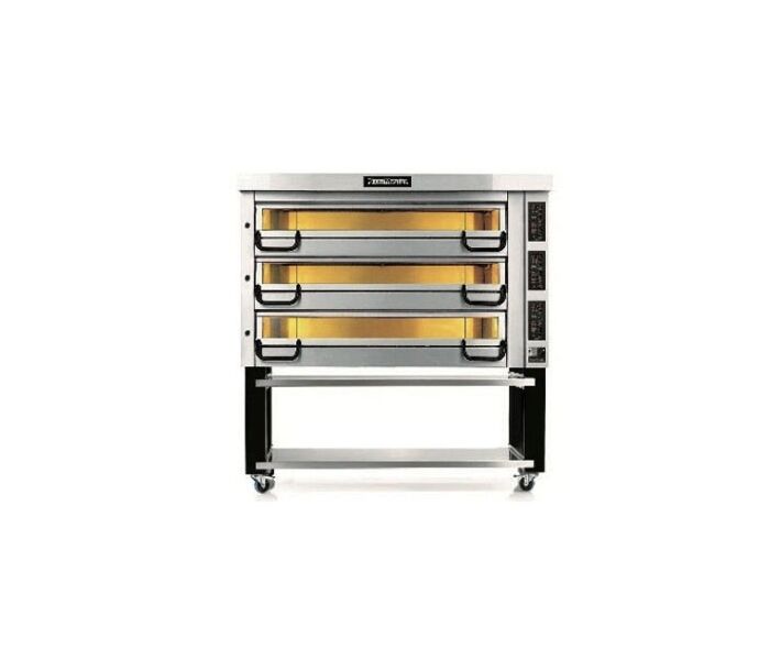 Pizza Master PM943 Electric Double Deck Oven 89"W x 46"H, 4 Pizza stones 21.3kW Per Deck, 208-240V / 1-3Ph - CA