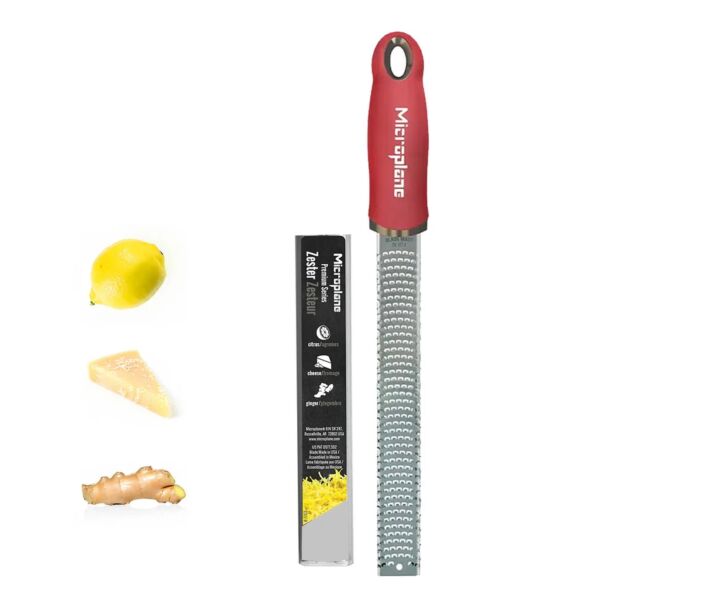 Microplane 46127 Premium Classic Zester/Grater - Pomegranate Red - USA