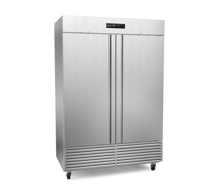 Fagor QVF-2-N 54" Double Section Reach-In Freezer with Solid Door 49 Cu. Ft. – 115V/1 - USA