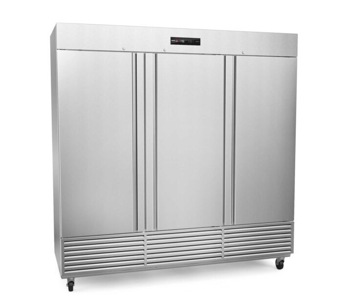 Fagor QVR-3-N 81" Triple Section Reach-In Refrigerator with Solid Doors 72 Cu. Ft. 115V/1 - CA