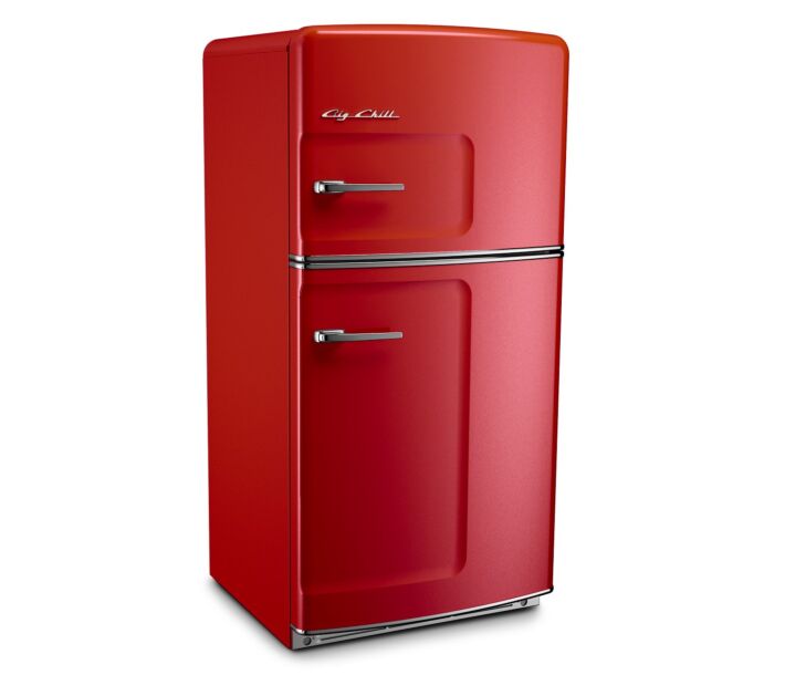Big Chill 33" Retro Original Fridge - Cherry Red - CA