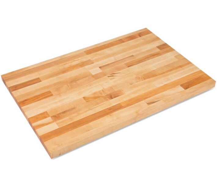 John Boos SC011-O Bakers Table Top, Style "SC" Non-Rev 48" x 30" x 1-3/4" Penetrating Oil Finish - USA