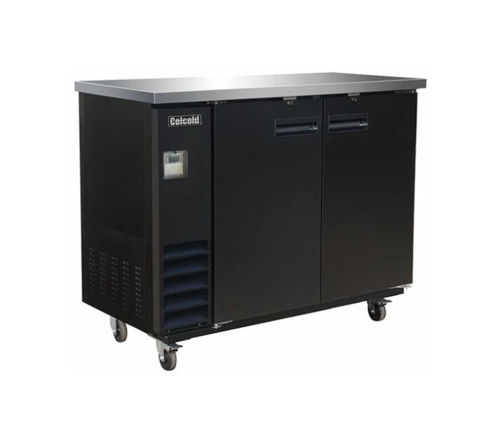 Celcold-CBB48B 49" Black Back Bar - 10.45 Cu.Ft. - USA