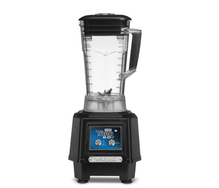Waring TBB145P6 Torq 2.0 Blender with Toggle Switch,  64 oz. Copolyester Jar, 2HP, 120V/1492W,cULus/NSF - CA