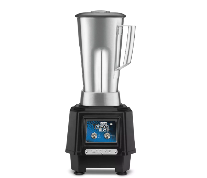 Waring TBB145S6 Torq 2.0 Blender with Toggle Switch, 64 oz. Stainless Steel Jar, 2HP, 120V/1500W,cULus/NSF - CA