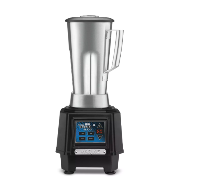 Waring TBB160S6 Torq 2.0 Blender with Electronic Touchpad Controls, Timer and 64 oz. Stainless Steel Jar, 2HP, 120V/1500W, cULus/NSF - CA